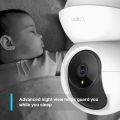 TP-Link Tapo C210 Pan Tilt Home Security WiFi Camera Crystal Clear 3MP White. 