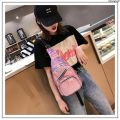 WeihonghunfeiFashion Korean Style New 2022 Colorful Girl'S Chest Bag Ladies Laser Bag PU Symphony Waist Bag Trendy Women's Bag. 