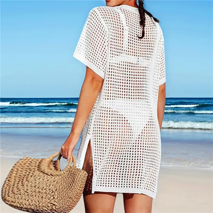 Women%20Swimsuit%20Cover%20up%20White%20M%20-%20Image%205
