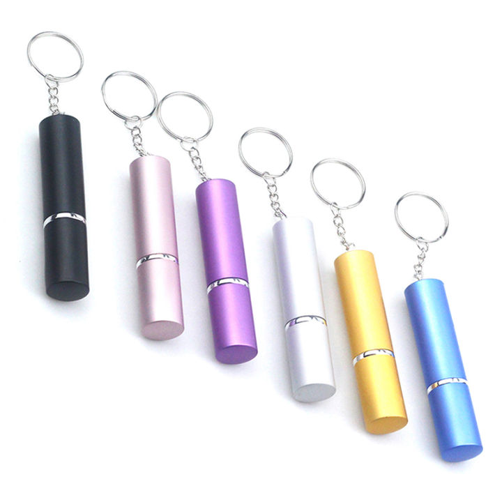 10ml Metal Key Chain Spray Perfume Sample Bottle Keyring Car Interior Gift Mini Watty Store