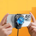 Vylon Imported Quality Pubg Cooling Fan Mobile Cooler For Mobile Strong Wind Power Fan For Mobile With LED Light Unversal Mobile Cooling Mini Fan For All Mobile. 