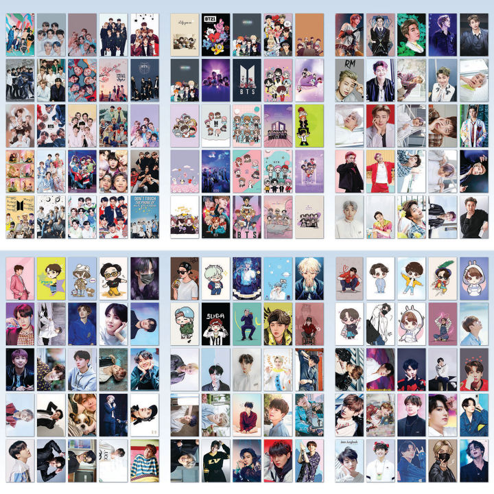 BTS Kpop Collectible Lomocard / Post Card - 25 Pcs