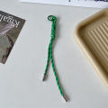 Colorful Key Ring Braided Keychain For Car Lanyard Exquisite Bag Charm Pendants Luyo. 