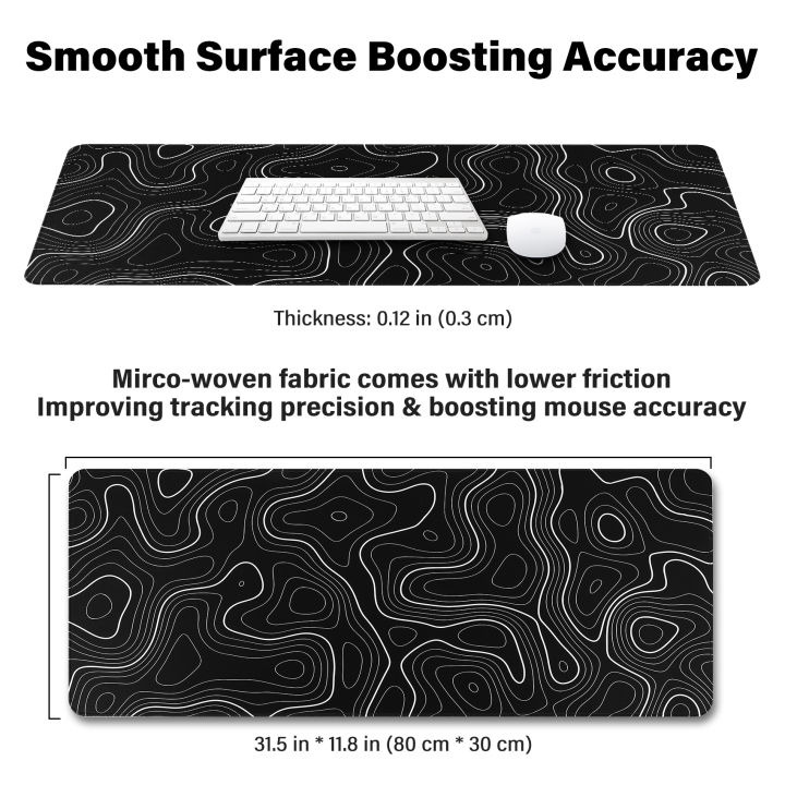 Topographic%20Contour%20Extended%20Big%20Mouse%20Pad%20Computer%20Keyboard%20Mouse%20Mat%20Mousepad%20with%203Mm%20Non-Slip%20Base%20-%20Image%203
