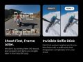 Insta360 X6 Standard bundle Midnight Black - 8K 360 Camera with 1/1.1'' Sensors | Action Camera, Dual Custom Square 1/1.1" Sensors, Triple AI Chip, Replaceable Lens 2.0, 140 Minutes 8K Video, Arctic White. 