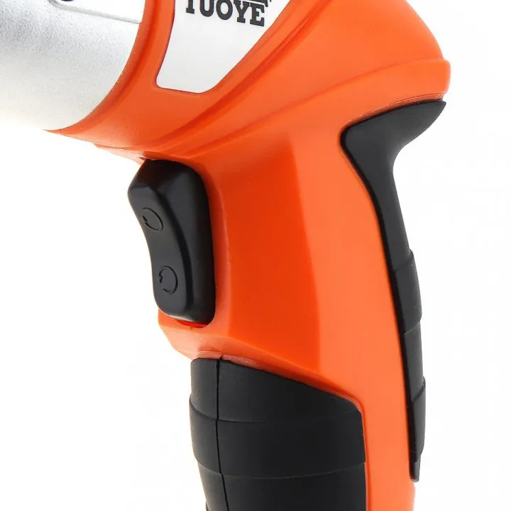 TUOYE%203.6V%20Rechargeable%20Battery%20Electric%20Screwdriver%20Set%20Household%20Power%20Tools%20with%204%20Screw%20Driver%20Bits%20Accessories%20for%20Drilling%20-%20Image%203