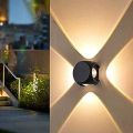 Wall Light Cube Shape Four Way 12 Watt By Avex. 