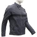 KILOMETER Grey/Black Zippered Jacket For Men - KM701. 