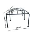 Salcko Set of 2 Pieces black  Rust-Resistant 36-Inch Metal Plant Stands - Ideal for Indoor and Outdoor Use, Combining Durability with Elegant Design. 