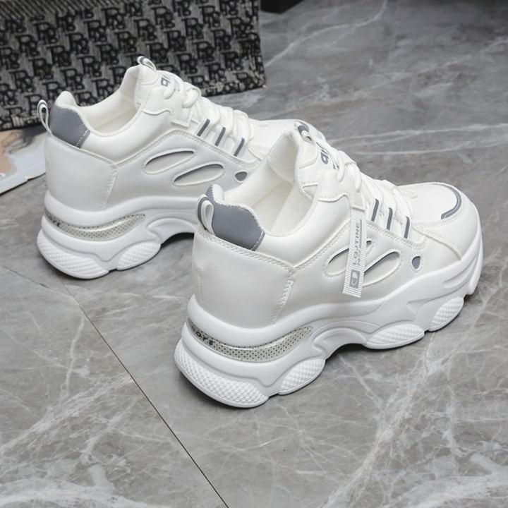 New%20Ins%20White%20High%20Heel%20Sneakers%20Women's%20Chunky%20Shoes%20Wedge%20Sneakers%20Girl%20Pink%20Platform%20Tenis%20Trainers%20Women%20Thick%20Soled%20Shoes%20-%20Image%203