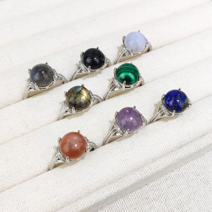 【Mega Sale】Middle vintage Ring Temperament Retro Ring Women's Crystal Ring