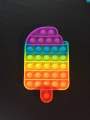 Tiktok Rainbow Popsicle Bubble Push Pop Its Sensory Fidget Toy Portable Bubble Popping Game, Pop It Fidget Toy. 