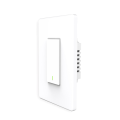 OUMERY Tuya WiFi Smart Light Switch Need Neutral Wire 110-250V US Push Button Light for Alexa Home Smart Life 2 Gang. 