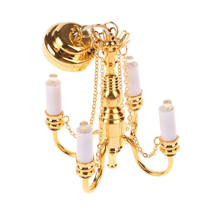 fasdaga%202X%201:12%20Mini%204%20Arm%20Ceiling%20Lamp%20Chandelier%20LED%20Lamp%20Wall%20Light%20Model%20Home%20Decor%20Decoration%20-%20Image%208