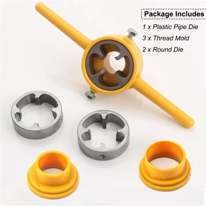 6Pcs%20PVC%20Thread%20Maker%20Tool%20Pipe%20Threader%20Plumbing%20Tool%20Kit%20Pipe%20Round%20Die%20Set%20with%203%20Dies%201/2%20In,3/4in%20and%201in%20NPT%20Die%20Set%20-%20Image%206