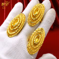Big Gift Party African Jewelry Dubai arabian ethiopid gold long ring ladies adjustable size wedding nigerian jewelry. 