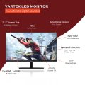 Vartex 21.5-inch Full HD Frameless Design LED Monitor (1920*1080 resolution), LED Backlit with IPS Panel with Blue Light Shield Technology | 75Hz Refresh Rate , Wall Mountable Ultra-Thin LED Monitor | VGA and HDMI Input. 