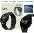 Boult Dire 1.38'' 2.5D Curved HD Display, 500Nits, 250+ Watch Faces, Health Track,IP67 Smartwatch. 