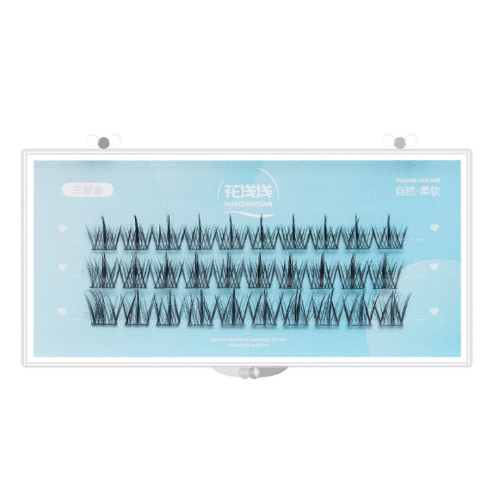 Lazy%20false%20eyelash%20trilogy%20three-row%20outfit%20natural%20simulation%20light%20natural%20single-cluster%20segmented%20false%20eyelash%20female%20-%20Image%205
