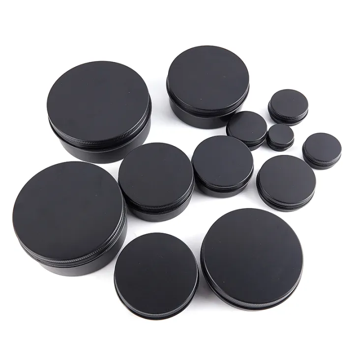 15-250ml%20Black%20Aluminum%20Cans%20Round%20Tin%20Box%20with%20Lid%20Metal%20Pill%20Cans%20Cream%20Ointment%20Jars%20Storage%20Container%20for%20Balm%20Wax%20Cosmetics%20-%20Image%206