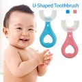 Mumlove 360 Degrees Kid's U Shape Toothbrush Toddler Baby Children's Soft U-shaped Silicone Mousse. 