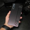 Kickstand Protective Phone Case For Huawei Enjoy 10s/Y8P/P Smart S Wrist Strap Durable Fashion Design Geometry Wristband. 