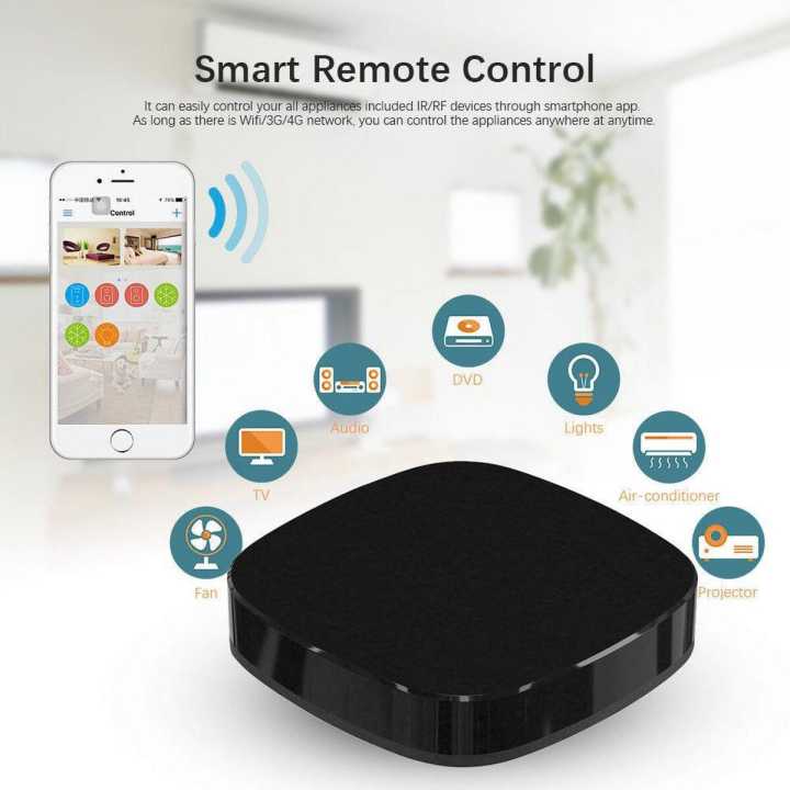 A1 Smart Universal Remote Control Ir Wifi Automatic Rf Intelligent Remote Control