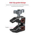 3/8 Inch Clamp Monitor Alloy C 1/4 Inch Camera Inch Clamp Led Aluminum Clamp with Monitor Super Screw. 
