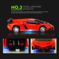 “SpeedBot Lambo Transformer – Red Remote-Control Supercar with Robot Mode”. 