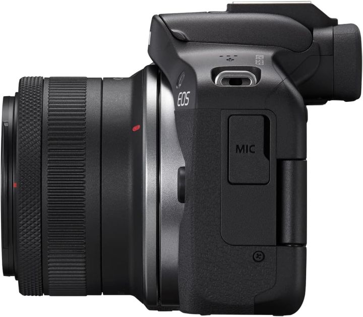 Canon%20EOS%20R50%20Mirrorless%20Vlogging%20Camera%20(Black)%20w/RF-S18-45mm%20F4.5-6.3%20is%20STM%20Lens,%2024.2%20MP,%204K%20Video,%20with%2016%20GB%20card%20and%20Bag%20-%20Image%203