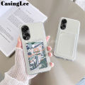 NEW Soft Card Bag Case for Honor X5 Plus Phone Cases Card Holder Transparent Wallet Honor X5 Plus Back Cover. 