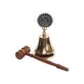 Inner Wheel Brass Gavel and Gong. 
