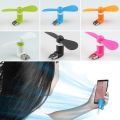 Type C Mini Mobile Portable USB Fan / Cooler - Summer Fan / Super Fan ( 1 Piece Random Color ). 