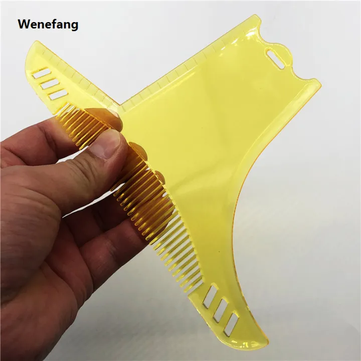 Wenefang%201pc%20Men%20Beard%20Shaping%20Styling%20Template%20Comb%20Men's%20Beard%20Combs%20Beard%20Trim%20Templates%20Mustache%20Stencil%20Edge%20Control%20Beauty%20Tools%20-%20Image%205