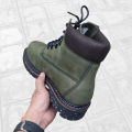 Men's Outdoor Leather Boots – Rugged Lace-Up Timberland Ankle Boots for Hiking, Winter & Daily Wear | 9301. 