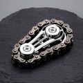 Creative Chains Gear Fingertip Gyro Mechanical Gyroscope Fingertip Sprocket Hand Spinner Chain Gear Spinning Top Metal Wheel Gear Chain Gyroscope Adult. 