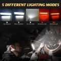 Durable Dimmable COB LED Work Light Rechargeable 360° Rotation LED Flashlight Portable Waterproof Inspection Lamp with Magnetic Hook BBQ. 
