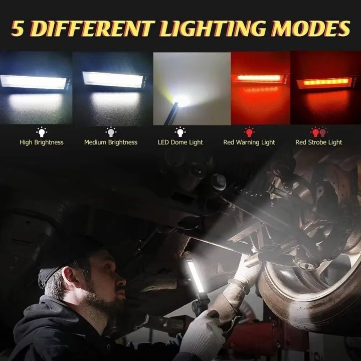 Durable%20Dimmable%20COB%20LED%20Work%20Light%20Rechargeable%20360%C2%B0%20Rotation%20LED%20Flashlight%20Portable%20Waterproof%20Inspection%20Lamp%20with%20Magnetic%20Hook%20BBQ%20-%20Image%204