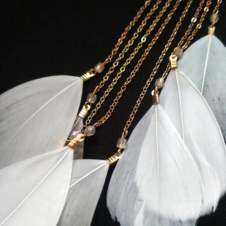 %E3%80%90Happy%20LifeStore%E3%80%91SUKI%20Bohemian%20Colour%20Feather%20Ear%20Hook%20Clip%20on%20Earrings%20Without%20for%20Long%20Tassels%20Cuff%20Earring%20Jewelry%20-%20Image%204