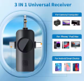 2Mic 3 in 1 Wireless Lavalier Microphone Mobile Phone Vlog Video Recording Interview Broadcasting Lapel Microphones Wireless Mic. 