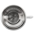 NAMUNY 340 Ml Stainless Steel Copper Plated Coffee Cup Double Layers 304 High Temperature Resistance Milk Tea Mug Silver. 
