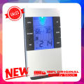 Digital Hygrometer Thermometer Calendar Weather Time Alarm Clock with Backlight. 