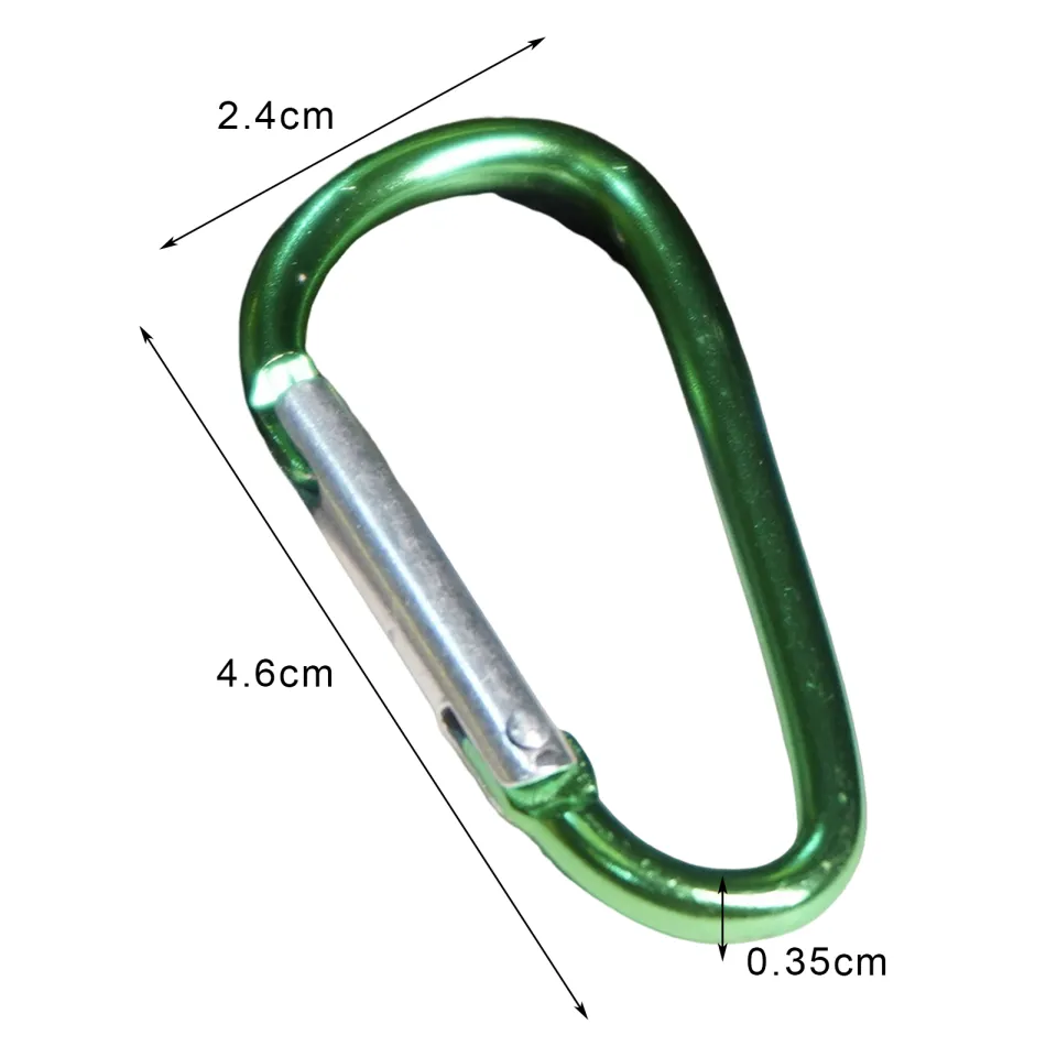 SuperRide Carabiner Clip 8pcs Large D-ring Carabiner Keychain Clip