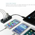 High-Speed USB Hub 4 Port USB 3.0 Adapter with Power Supply - Otg Extension for Laptop, MacBook, PC, Computer - USB 3.0 Hub. 
