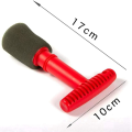 FORIDE 2X Car Wash Embedded Tire Screw Brush Lug Nut Wheel Cleaning Tools with 6 Extra Sponges. 