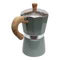 Aluminum Moka Pot 6 Cup Capacity. 