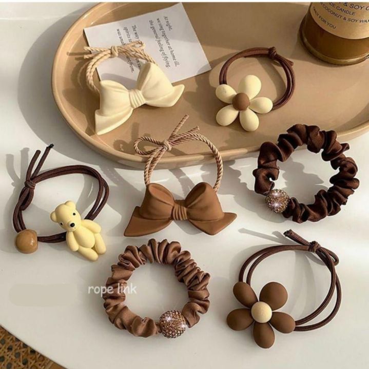 7%20Pcs%20Korean%20Hair%20Rubber%20Band%20For%20Girls%20Hair%20Scrunchies%20Hair%20Band%20For%20Girls%20Ls%20Mall%20-%20Image%202