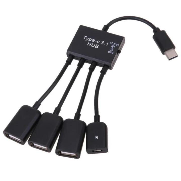 Type-C%203.1%204%20In%201%20Micro%20USB%20Hub%20OTG%20Cable%20Extension%20Adapter%20for%20Android%20Samsung%20Tablet%20HUB%20with%20Power%20Supply%20-%20Image%205