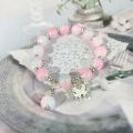 【Best Price Guaranteed】New Gift Fresh Green Red Beads Fu Character Durian Bracelet Female Lotus Bracelet Sweet Jewelry. 