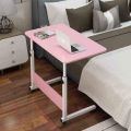 Height Adjustable Sofa Side Table With Wheels. 
